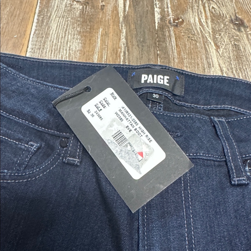 PAIGE Midnight Flare Jeans - Picture 5 of 8